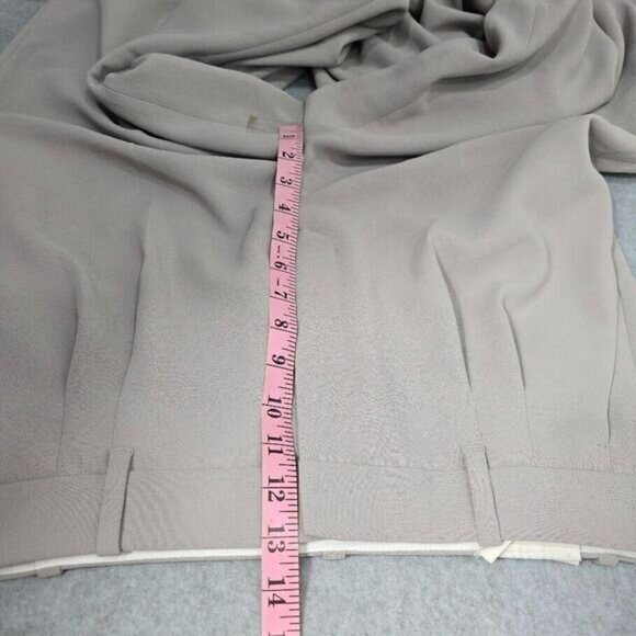 Wilfred Aritizia The effortless Pant Trouser Women's 10 Gray High Waist Wide Leg - Picture 14 of 16